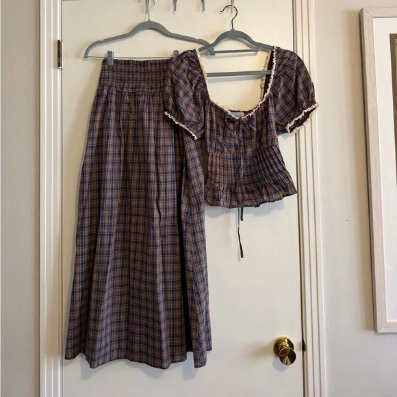 Hill House Brown Spencer Plaid Set - Picture 4 of 9